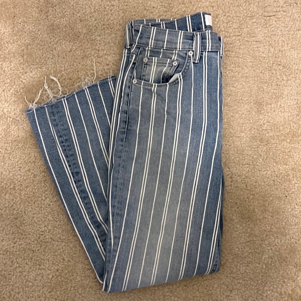 Boyish Striped Jeans size 29 “the Darcy”